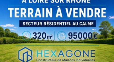 TERRAIN À VENDRE – LOIRE-SUR-RHÔNE