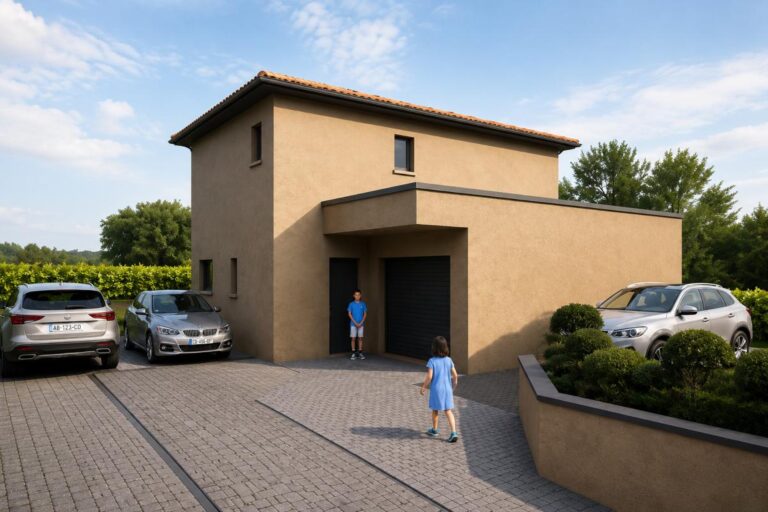 Maison de 105 m² à Albigny-sur-Saône — vue 3D de l'avant-projet, Hexagone constructeur