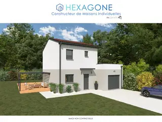 Villette-de-Vienne terrain de 591 m2 — terrain à bâtir, Hexagone constructeur de maisons