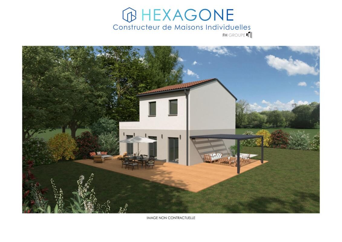 Solaize (69) : 352 000 € — maison 89 m² + terrain 375 m²